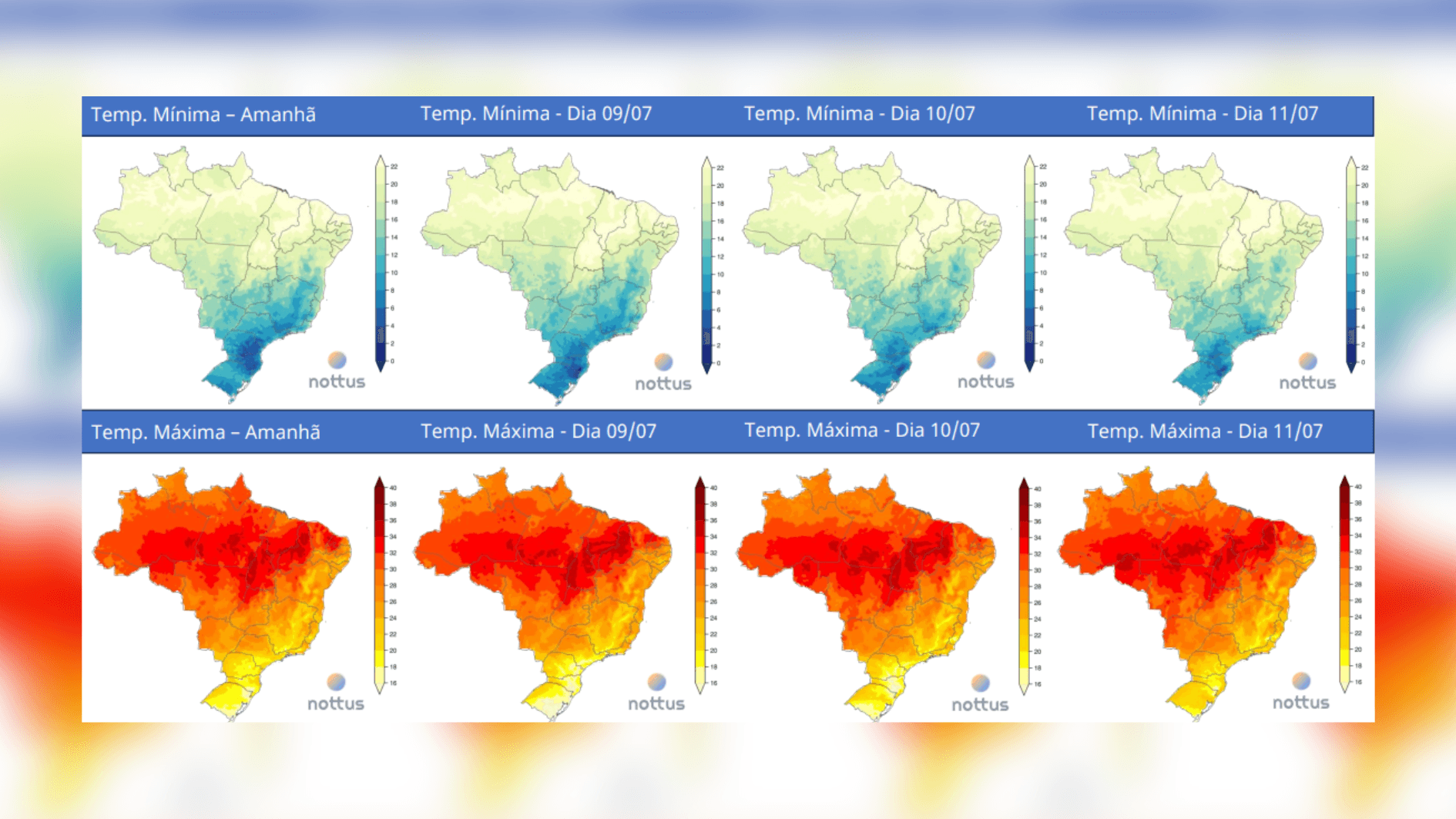 Dry weather: much of Brazil may have air humidity below 20%