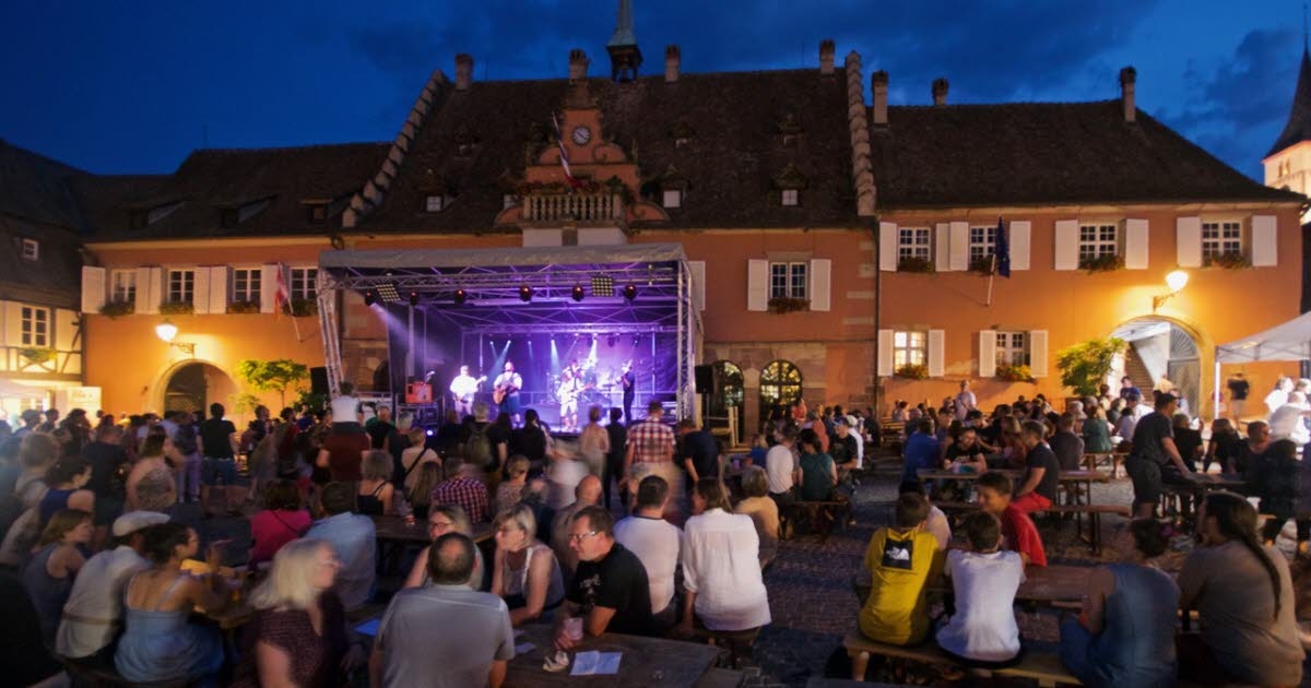 Regio Obernai en Molsheim. Muziekfestival: Notities op elke straathoek
