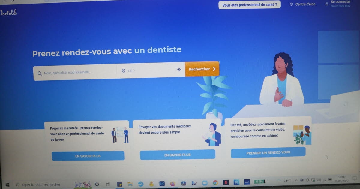 Sağlık. Doctolib size para iadesi sözü veriyor: dikkat, dolandırıcılıklar artıyor.