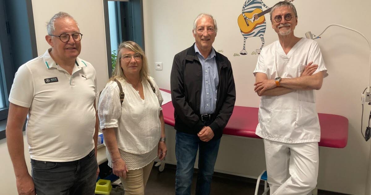 Solidarity. A donation from the Kaysersberg Volunteers for Pasteur's young patients
