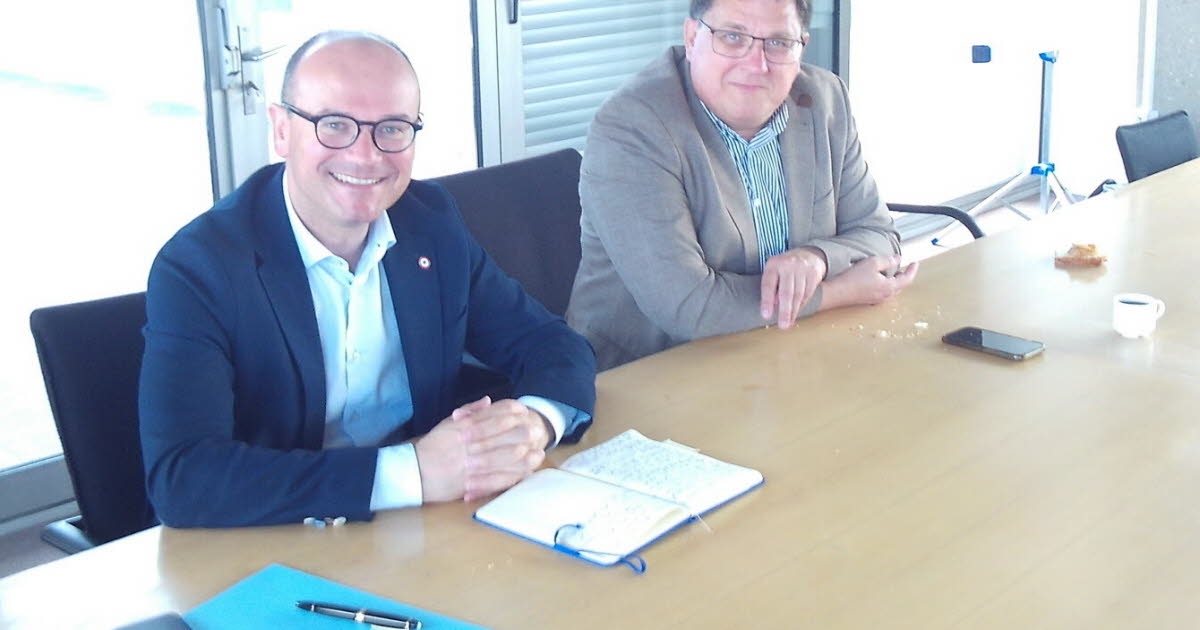 Blanzy. Der Abgeordnete Sébastien Martin stattete ihm zum ersten Mal seit seiner Wahl einen Besuch ab.