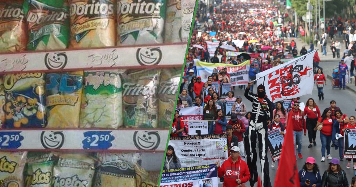 A CNTE continuará bloqueando ruas até que os chips voltem a custar US$ 2,50.