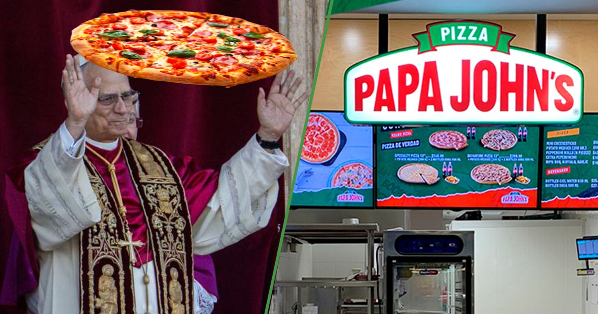 Robert Prevost recua e muda seu nome para “Papa Johns”