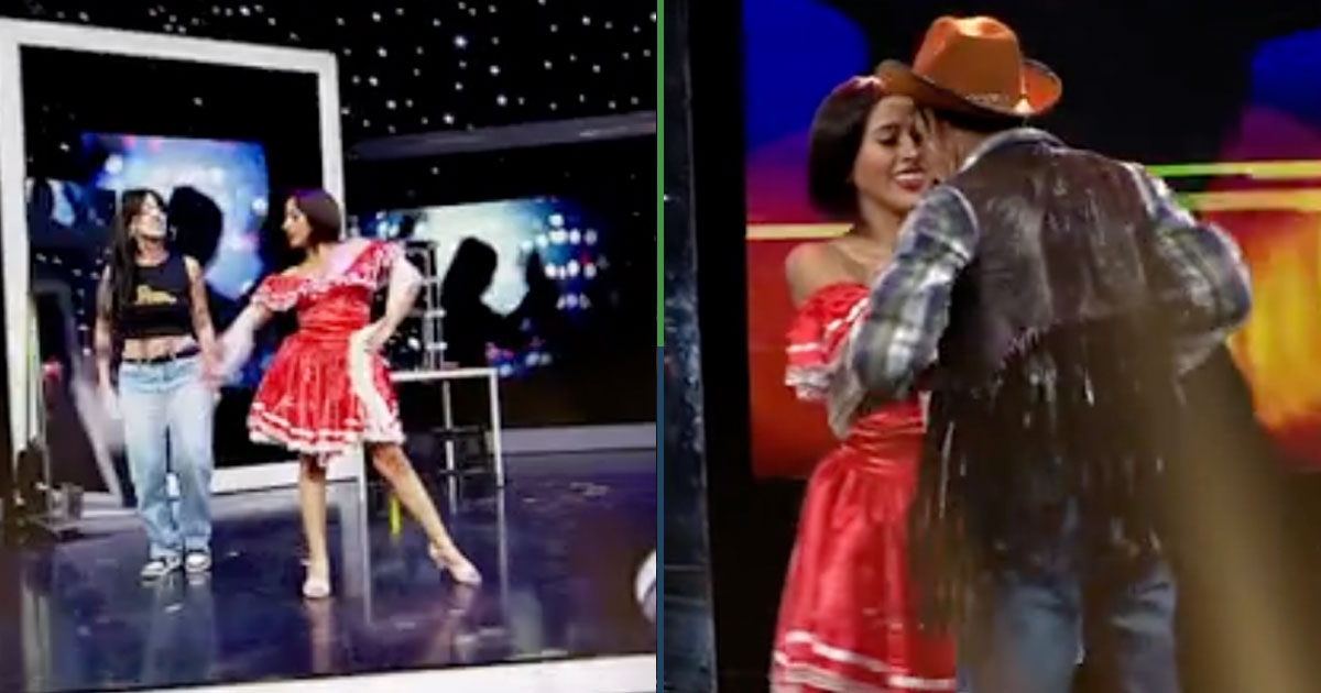They parody Cazzu, Christian Nodal, and Ángela Aguilar on a Bolivian show, and they even look better.
