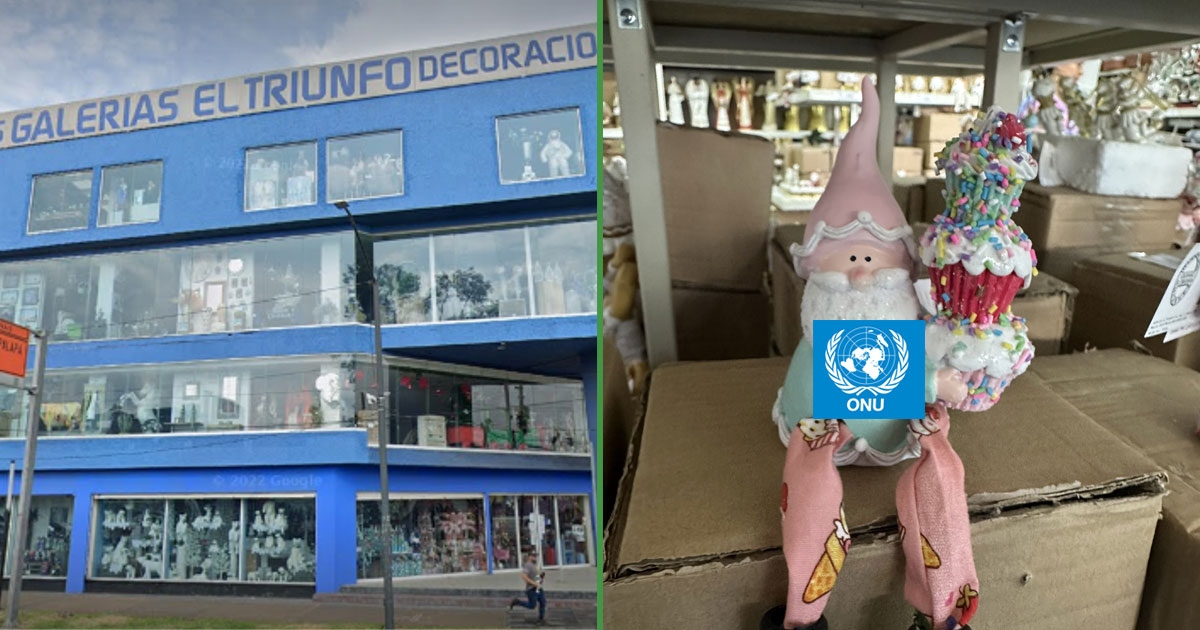 Galerías El Triunfo rozpocznie sprzedaż wazonów z logo ONZ do dekoracji.