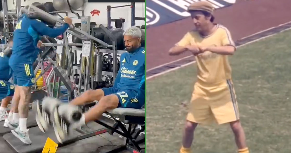América players acknowledge that Chanfle taught them their training routine.