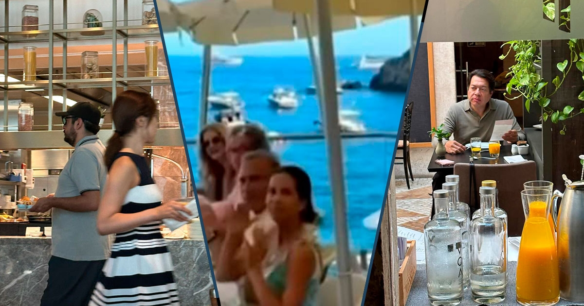 The first Morena official who is not on vacation in Europe has been found.