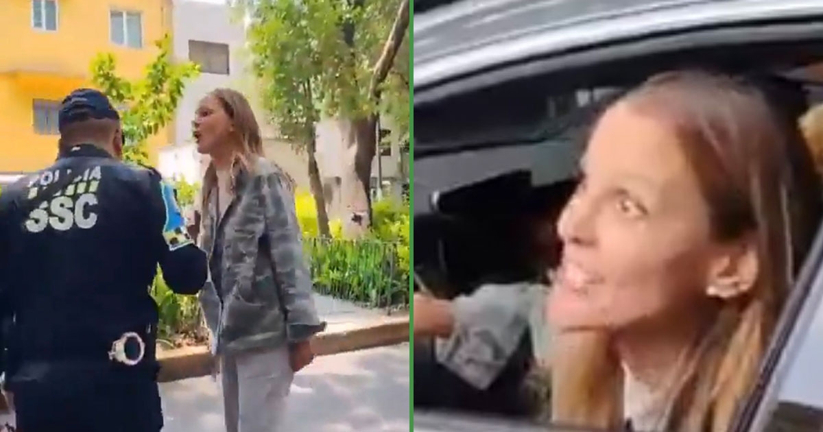 We now know how much the fine was for the woman who offended a police officer in La Condesa.