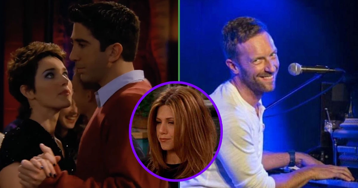 Rachel podejrzewa, że Ross był wczoraj wieczorem na koncercie Coldplay.