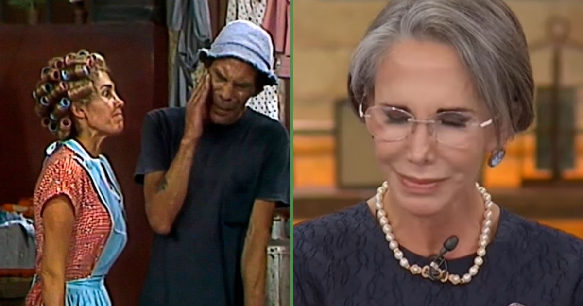 Florinda Meza denies having ever slapped Don Ramón