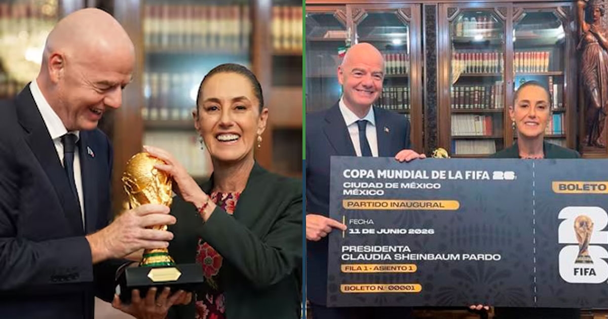 Ta loteria naprawdę mnie interesuje: Claudia ogłasza, że ​​rozda bilet, który dała jej FIFA.