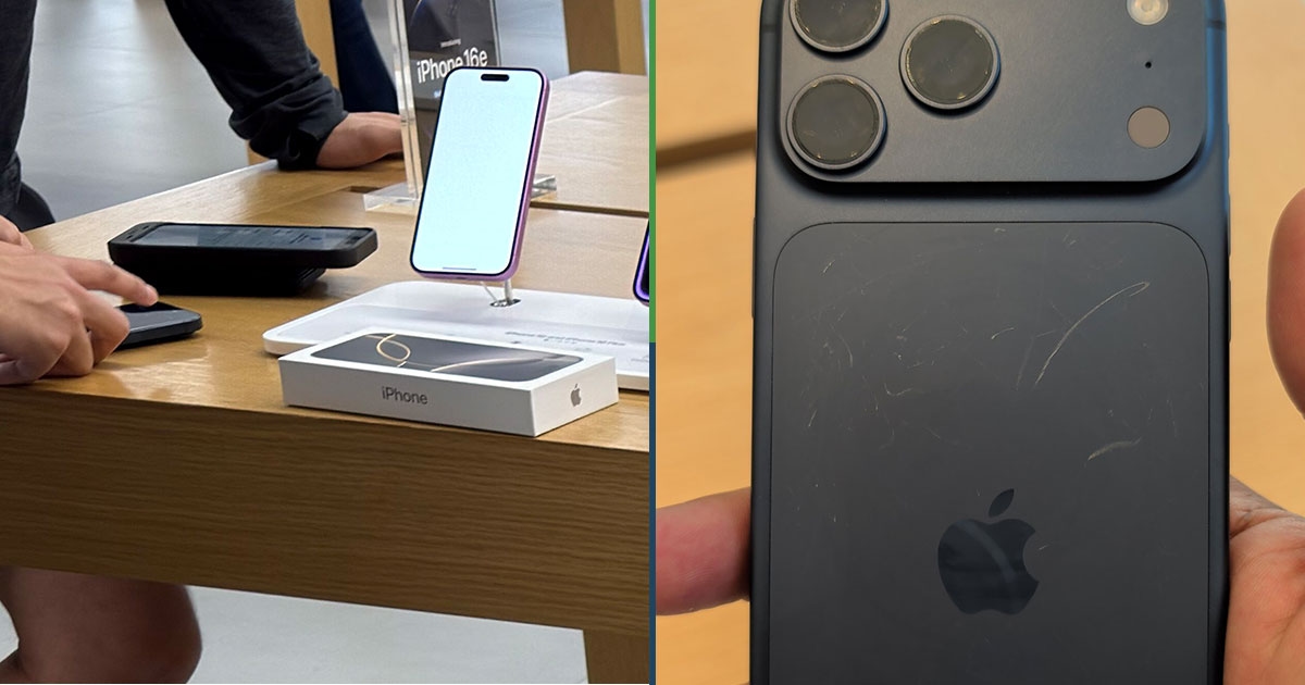 Osoba, która jeszcze nie kupiła swojego iPhone'a 17, zgłasza, że ​​ten już jest porysowany.