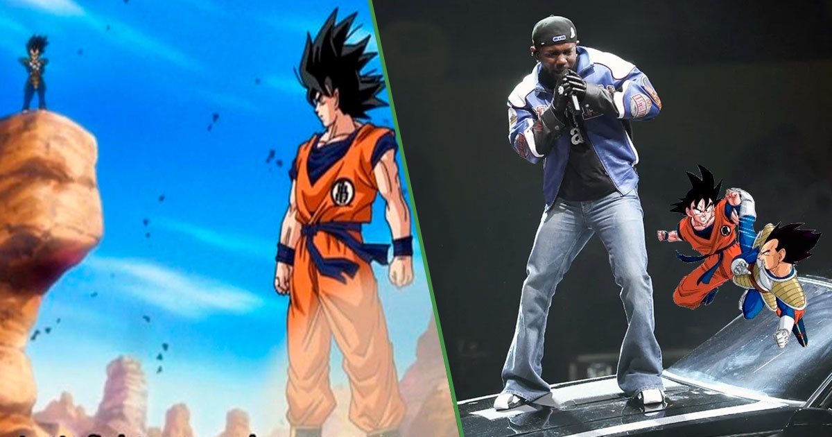 Goku i Vegeta potwierdzają walkę na koncercie Kendricka Lamara