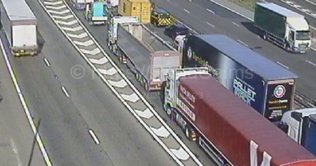 M6 and M5 traffic LIVE: Motorway crash causes huge 70-minute delays