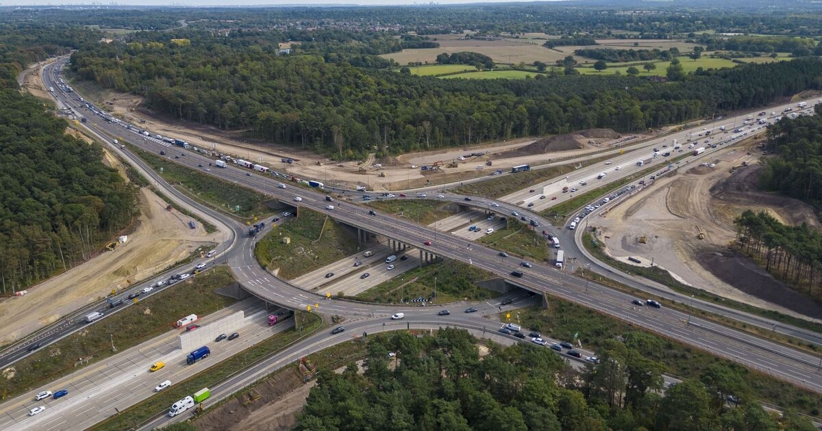 La principal autopista del Reino Unido, considerada la "más aburrida" por una queja de los conductores