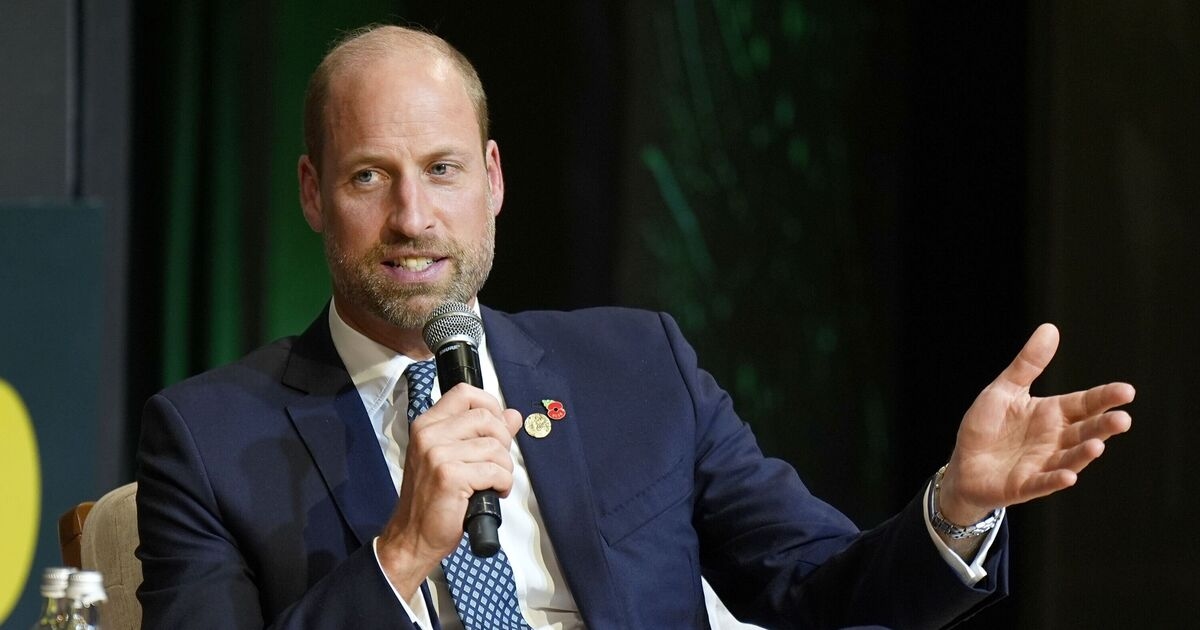 Ero nella stanza mentre il principe William teneva il suo discorso sull'Earthshot e una cosa è passata inosservata