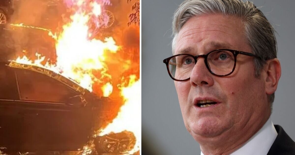 UK investigates 'possible Russia link' to Keir Starmer arson attacks as three charged