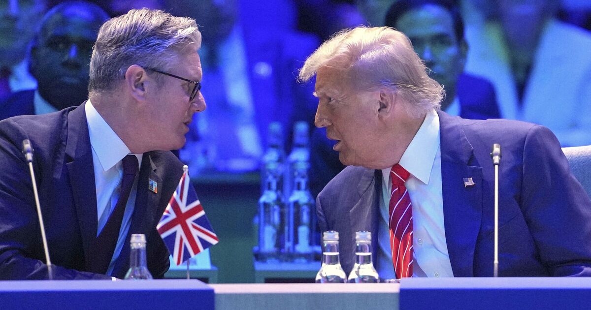 'Stiff' Keir Starmer is 'latching on' to Donald Trump's charisma to make himself popular
