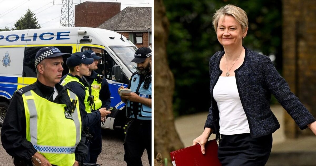 Szef policji domaga się spotkania z Yvette Cooper w związku z chaosem w hotelu dla migrantów