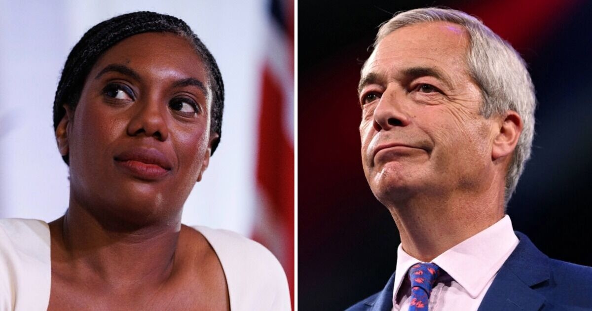 Ujawniono brutalny pseudonim Nigela Farage'a dla Kemi Badenoch