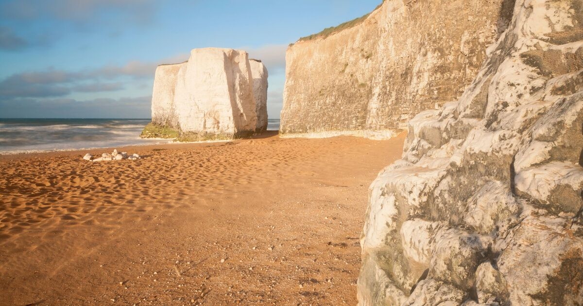 'Idyllic' UK beach with towering castles and sea caves a 'hidden gem'