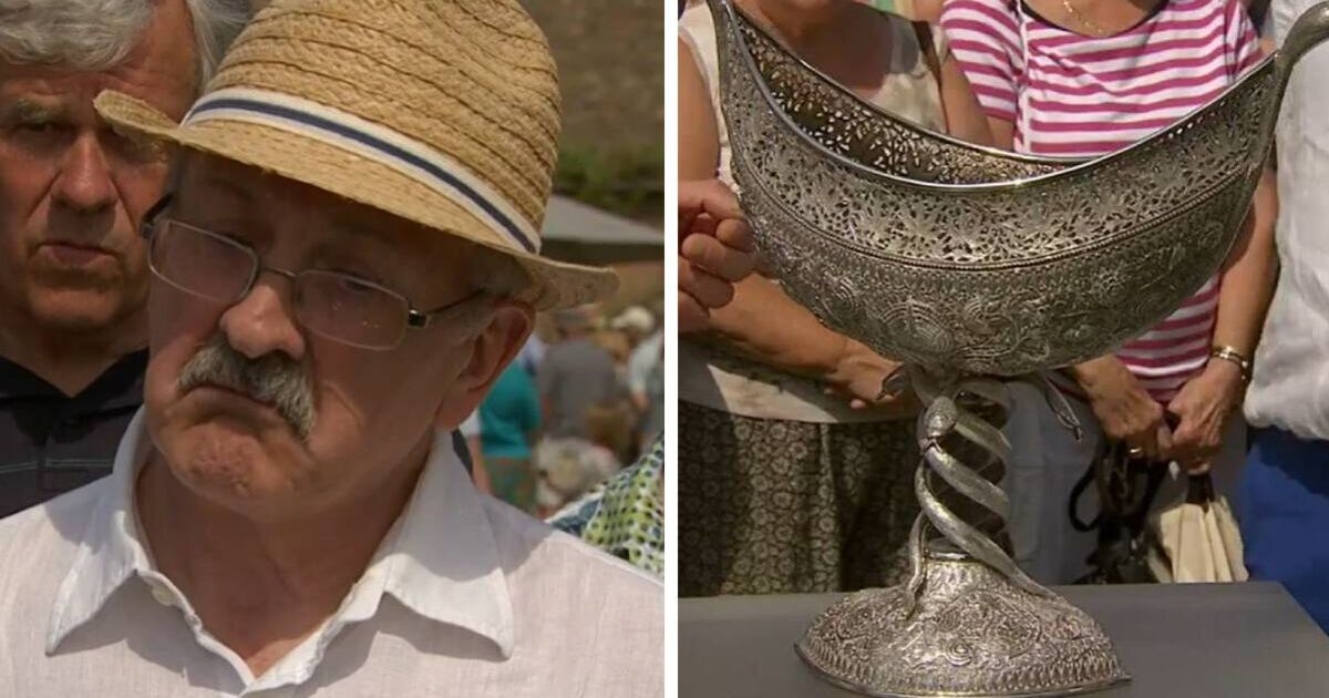 Un invitado de Antiques Roadshow sorprende por el enorme valor de un 'cuenco guardado bajo las escaleras'