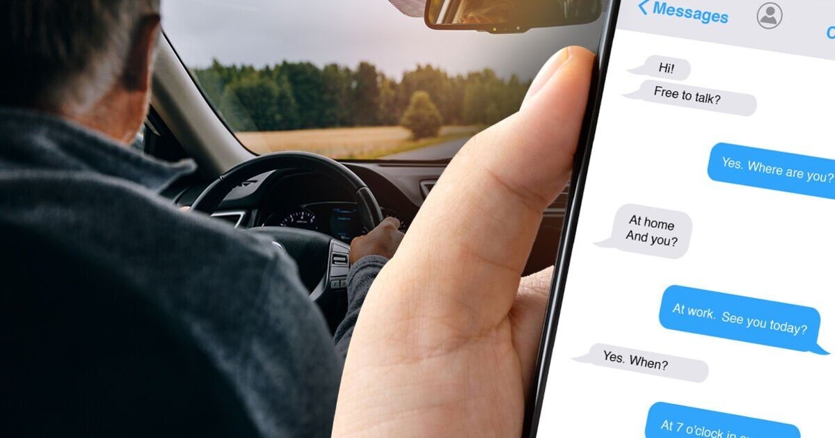 UK drivers are receiving an urgent text message alert and being told 'don't click'