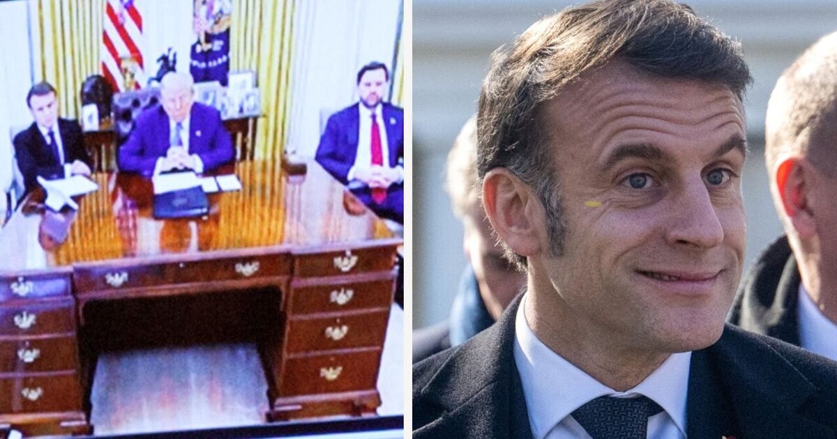 Donald Trump, Beyaz Saray ziyaretinde Emmanuel Macron'u acımasızca aşağıladı