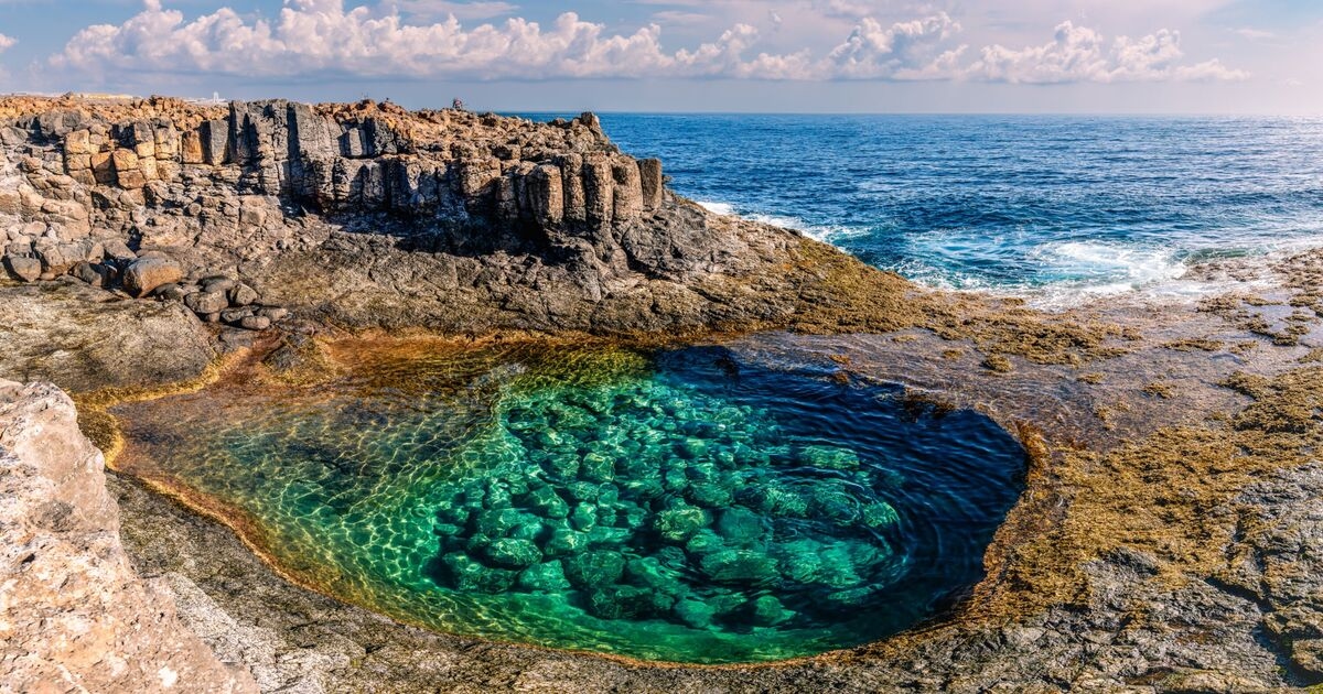 La piscine insulaire magique qui n'apparaît que pendant deux heures puis disparaît