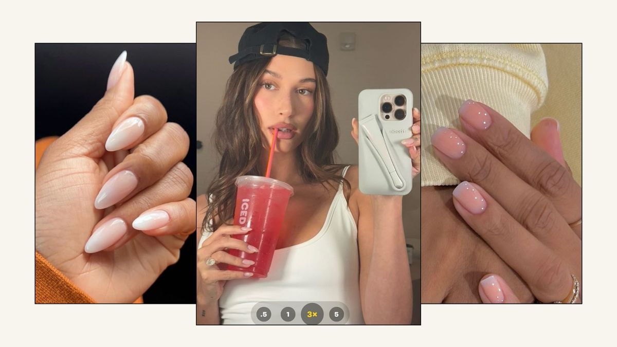 According to Celebrity Manicurists (and Hailey Bieber), "Soft Serve" Nails Are Taking Over Summer 2025
