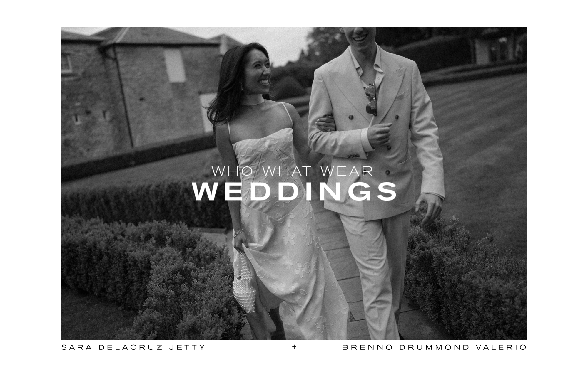 Questo splendido matrimonio a Babington House includeva un barbecue di benvenuto brasiliano, un abito su misura e un cucciolo molto carino