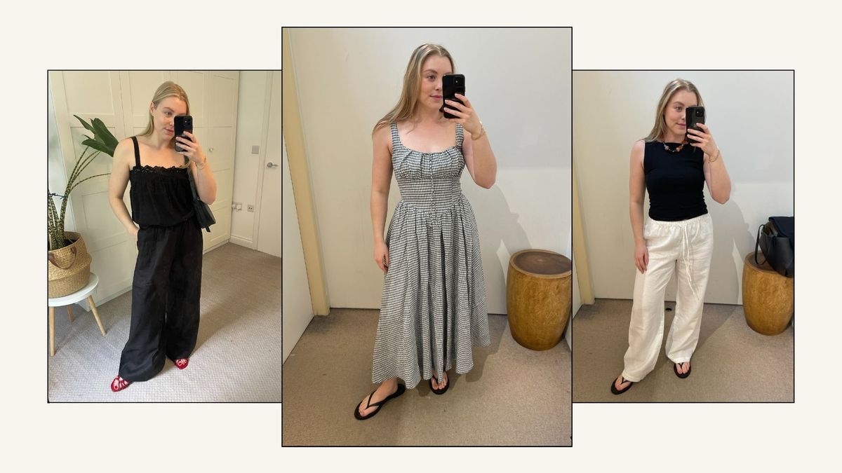 I Tried on Reformation's Best Linen Dresses, Trousers and Shirts—These Pieces Were Elite