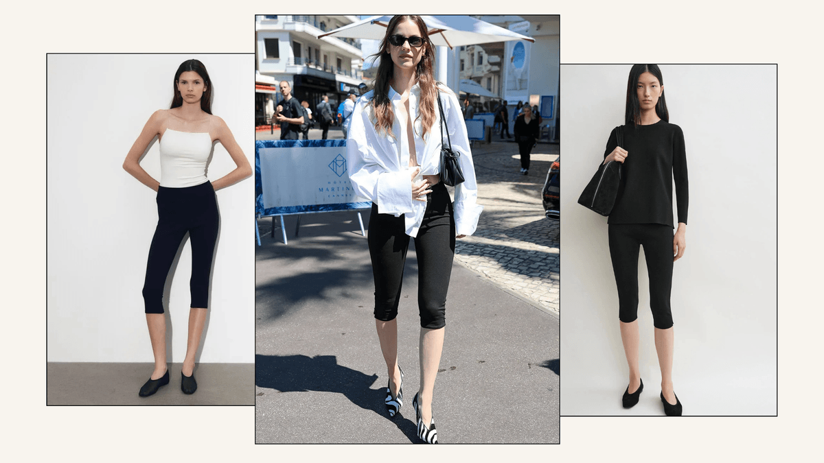 Visto en Francia: La tendencia de leggings que la gente usa con tacones