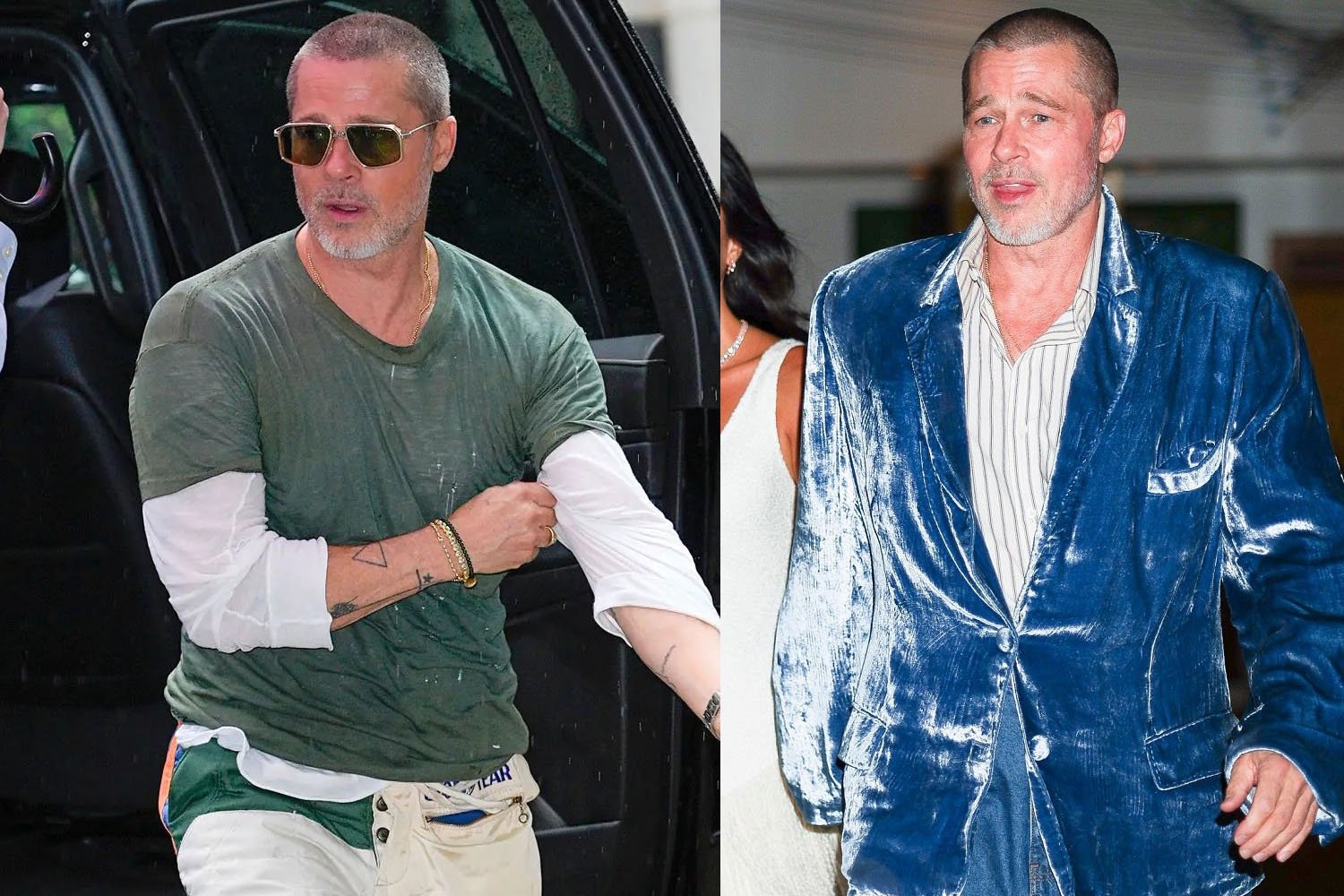 ¿Qué demonios está pasando con la moda de Brad Pitt ahora mismo? ¿Es esta su era Adam Sandler?