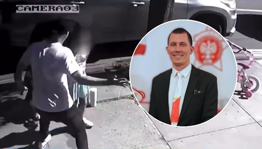Bohaterska postawa polskiego policjanta