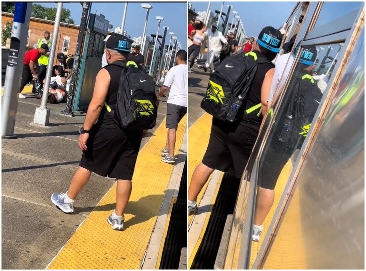He attacked a woman in broad daylight at a New York station. Witnesses rushed to help [VIDEO]