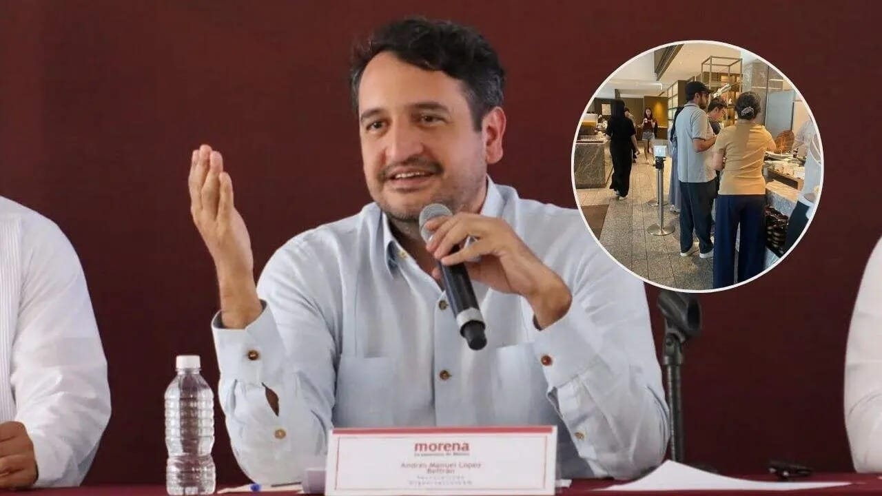 Captan a Andy López Beltrán, hijo de AMLO, en lujoso hotel 5 estrellas en Tokio