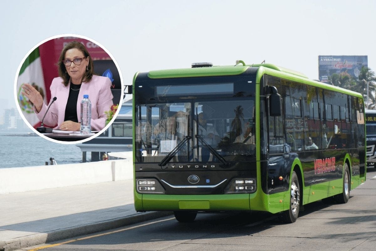 Il governo di Veracruz si vanta di nuovi autobus durante la crisi
