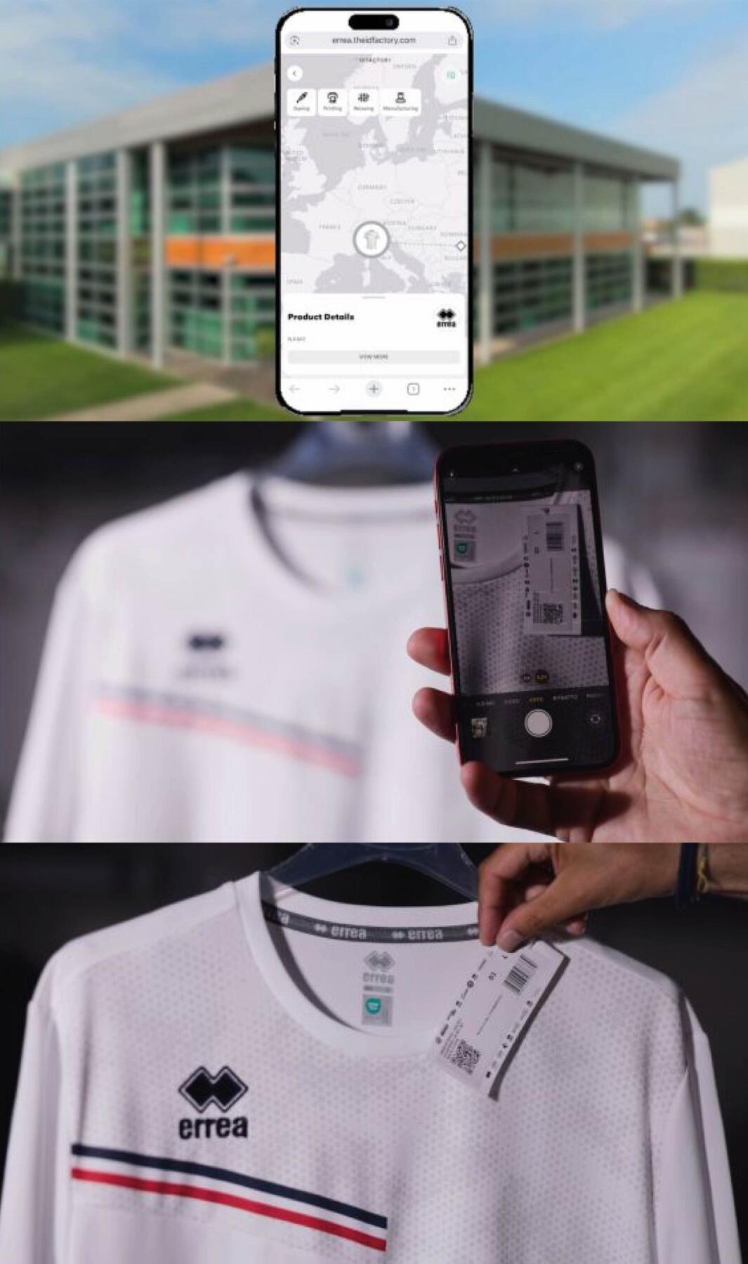 Erreà introduceert een digitaal paspoort om de oorsprong en impact van haar producten te identificeren