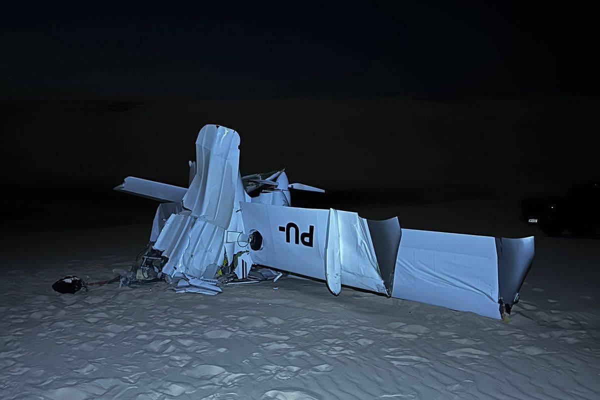 Small aircraft crashes in Lençóis Maranhenses, leaving two dead