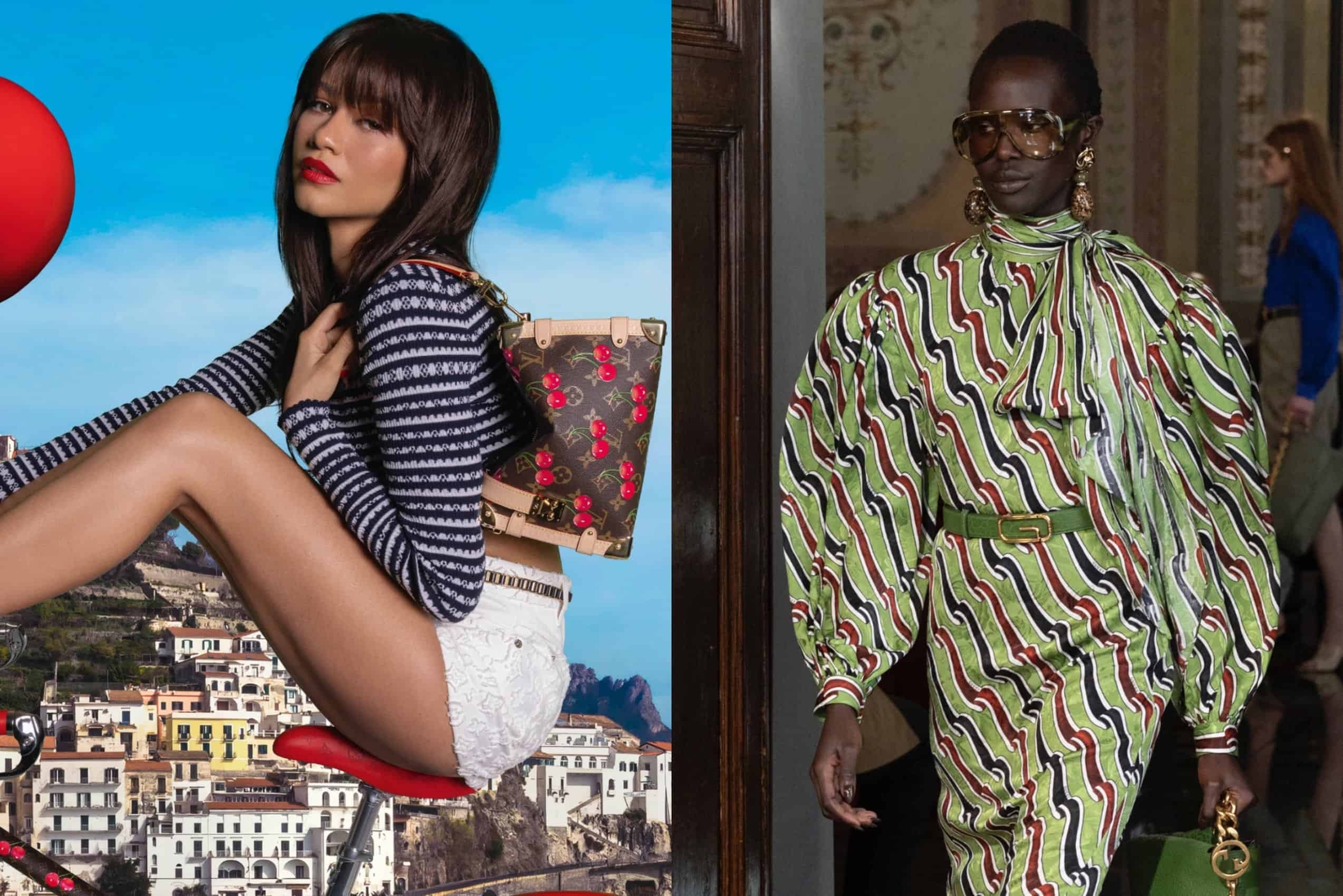 Las cerezas de Zendaya en Vuitton, el vibrante desfile Crucero de Gucci y, además, ¡la próxima pasarela de Loewe!