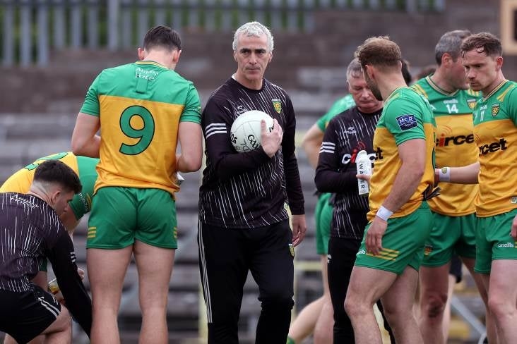 McKaigue si aspetta "un miglioramento" dai giocatori del Donegal dopo sei giorni di ripresa