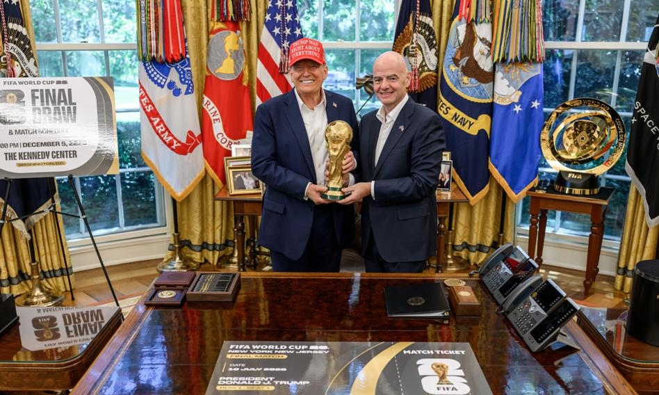 A Copa do Mundo de 2026 valerá a pena para os EUA. Trump diz que ela trará US$ 30 bilhões para a economia.