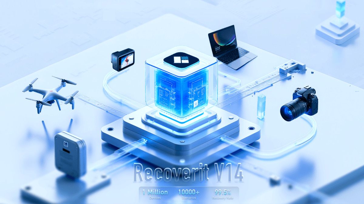 Wondershare Recoverit V14—AI-Driven Recovery Across 1M+ Devices, 10K+ Scenarios, 99.5% Success Rate