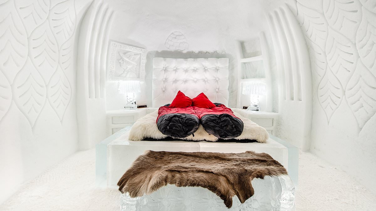 Das ist Chillen: Die Iglu-Hotels in den Alpen werden jeden Winter neu aufgebaut... aus Schnee