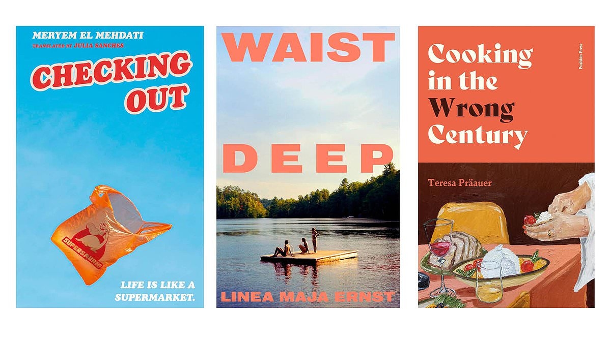 The best books that don't get lost in translation: Checking Out By Meryem El Mehdati, WAIST DEEP By Linea Maja Ernst, Cooking in the Wrong Century By Teresa Praauer