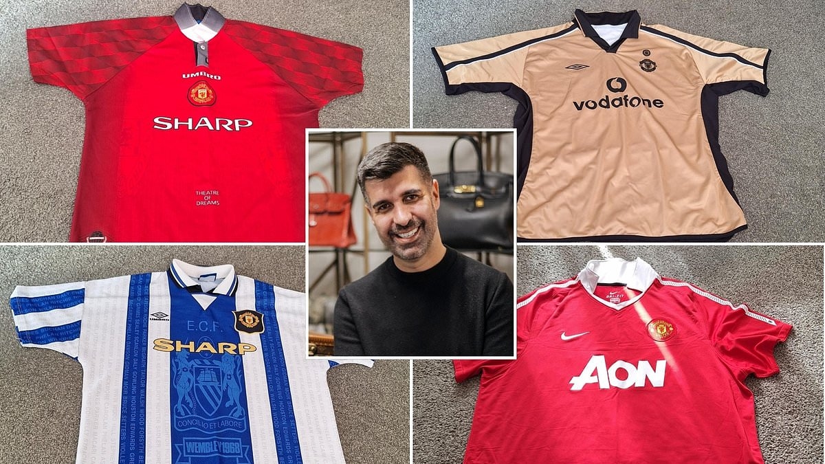 What's our collection of Manchester United shirts worth? DAN HATFIELD replies