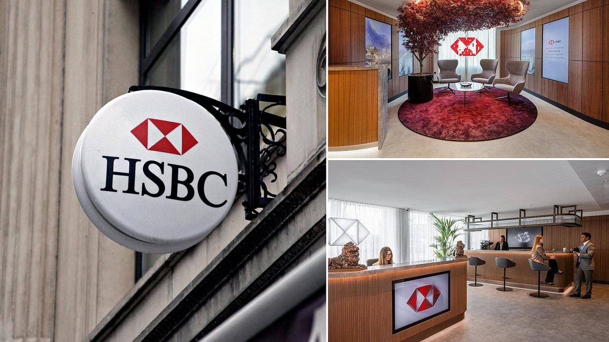 HELEN KIRRANE visita una nueva sucursal súper secreta de HSBC en Londres, exclusiva para clientes adinerados.