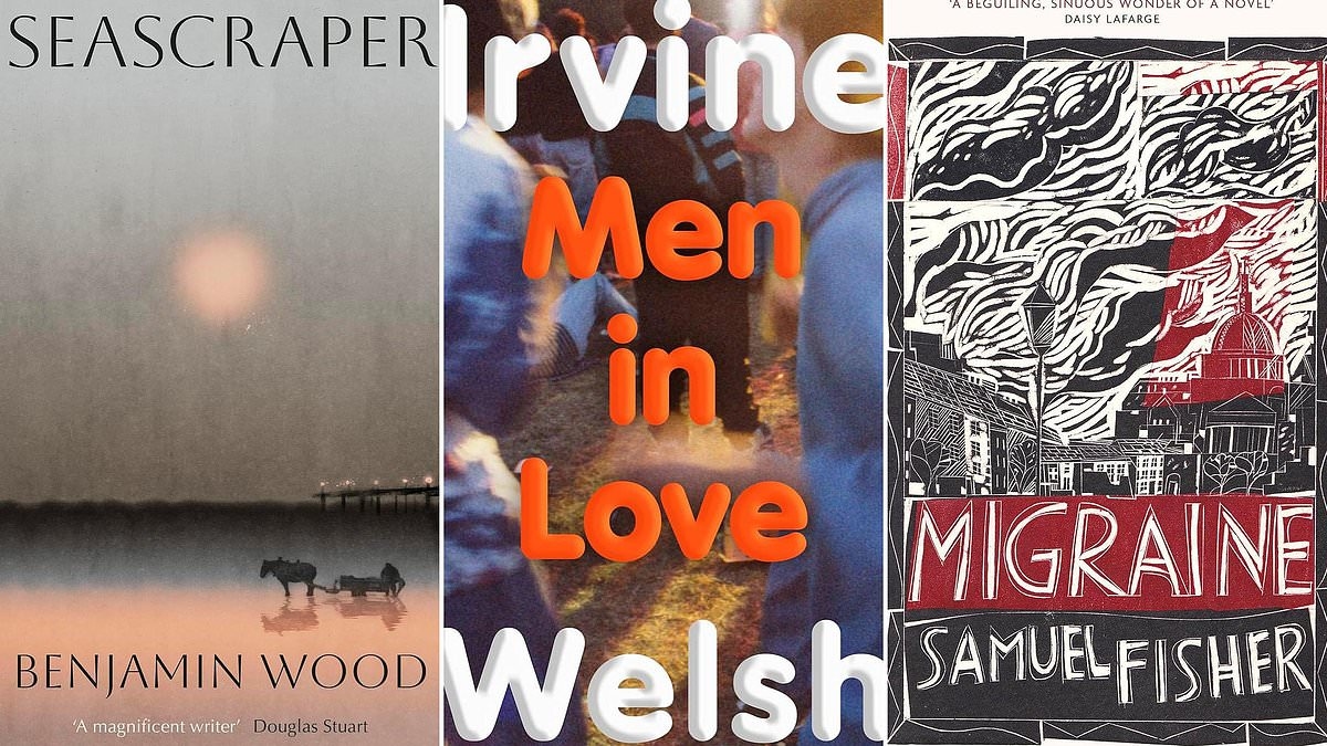 This week's literary fiction: MEN IN LOVE by Irvine Welsh, SEASCRAPER by Benjamin Wood, MIGRAINE by Samuel Fisher
