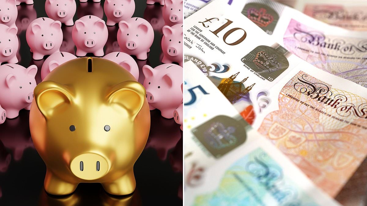 Britain's 50 biggest savers will earn £3MILLION EACH in interest alone